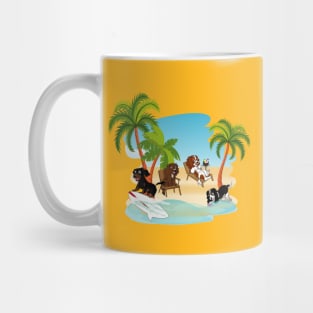 Cavalier King Charles Spaniel Dogs at the Beach Mug